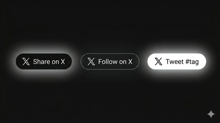 Introducing Simple X Buttons — X Share & Follow Without the Widgets.js Drama